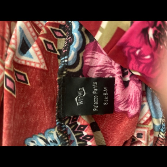 Colorful Palazzo Pants Size S/M - Picture 4 of 4